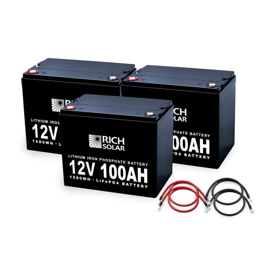 12V - 800AH - 10.2kWh Lithium Battery Bank