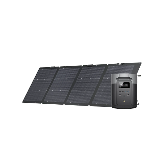 EcoFlow DELTA Max 1600 Portable Power Station + 400W Solar Panel x 2