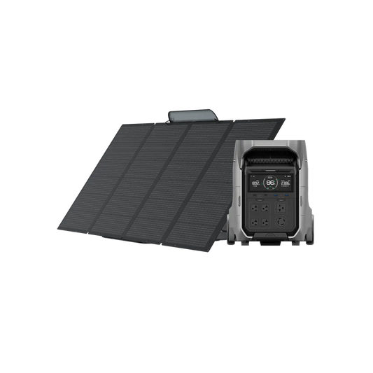 EcoFlow DELTA Pro 3 Portable Power Station +  400W Solar Panel x 1